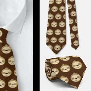 Funny Sloths Gag Gift Stropdas Necktie