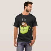 Funny Sloths Sloffee T-shirt (Voorkant volledig)
