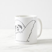 Funny Sloths werken hier in koffie Mok (Voorkant rechts)