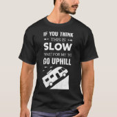 Funny Slow Camper van Motorhome Gift T-shirt (Voorkant)