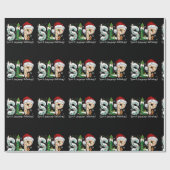Funny SLP Patholoog Santa Christus Cadeaupapier (Vlak)
