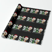Funny SLP Patholoog Santa Christus Cadeaupapier (Uitgerold)