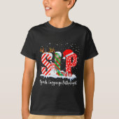 Funny Slp Speech Language Pathologist Santa Christ T-shirt (Voorkant)