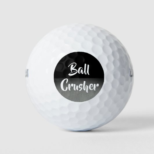 Funny Smack Talk Ball Crusher Cool Golfballen (Voorkant)