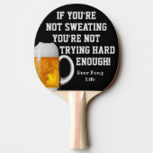 Funny Smack Talk Beer Ping Pong Paddle Tafeltennisbatje (Achterkant)