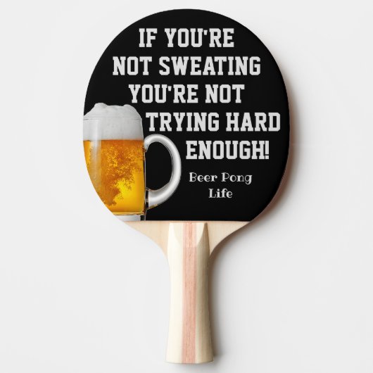 Funny Smack Talk Beer Ping Pong Paddle Tafeltennisbatje (Voorkant)