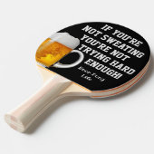 Funny Smack Talk Beer Ping Pong Paddle Tafeltennisbatje (Voorkant Gekanteld)