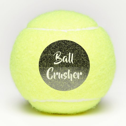 Funny Smack Talk Call crusher Tennis Ball Tennisballen (Voorkant)
