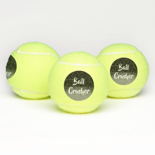 Funny Smack Talk Call crusher Tennis Ball Tennisballen (Multi)