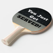 Funny Smack Talk Je hebt gediend met Ping Pong Pad Tafeltennisbatje (Voorkant Gekanteld)