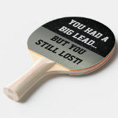 Funny Smack Talk Ping Pong Paddle Tafeltennisbatje (Voorkant Gekanteld)