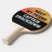 Funny Smack Talk Ping Pong Paddle Tafeltennisbatje (Voorkant Gekanteld)