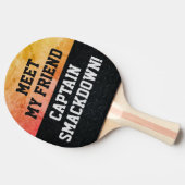 Funny Smack Talk Ping Pong Paddle Tafeltennisbatje (Zijkant)