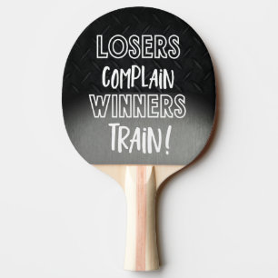 Funny Smack Talk Winners Train Lozers Completteren Tafeltennisbatje