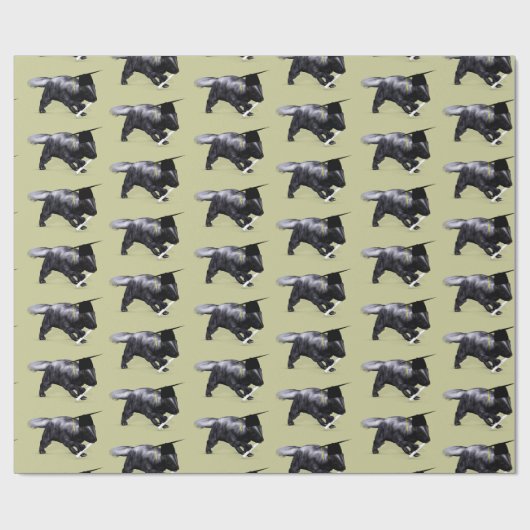 Funny Smart Afstuderen Skunk Cadeaupapier (Vlak)