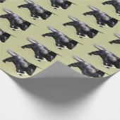 Funny Smart Afstuderen Skunk Cadeaupapier (Hoek)