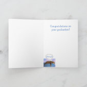 Funny Smart Cat Afstuderen Kaart (Binnen)