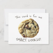 Funny Smart Cookie voor studenten van leraar Kaart (Voorkant)
