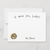 Funny Smart Cookie voor studenten van leraar Kaart (Achterkant)