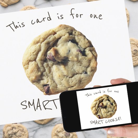 Funny Smart Cookie voor studenten van leraar Kaart