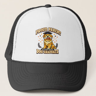 Funny Smart Dog Graduate Dog Lover Cap Trucker Pet