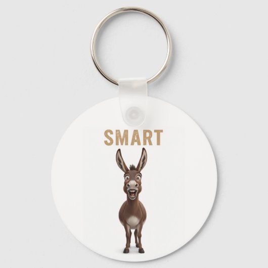 Funny Smart Donkey keychain (Voorkant)