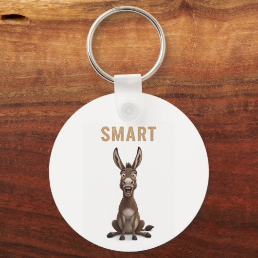 Funny Smart Donkey keychain (Achterkant)