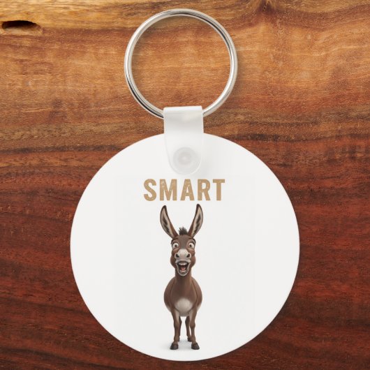 Funny Smart Donkey keychain (Voorkant)