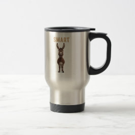 Funny Smart Donkey Mug Reisbeker