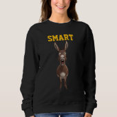 Funny Smart Donkey Sweatshirt (Voorkant)