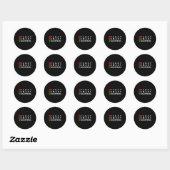 Funny Smart Schizophrenic Schizophrenia Awareness Ronde Sticker (Vel)