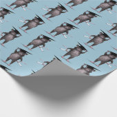 Funny Smartest Rat in Town Cadeaupapier (Hoek)