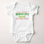Funny Smartphones Digital Distress Red Green Romper (Voorkant)