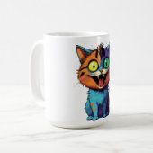 Funny - Smile Cat -  Koffiemok (Voorkant links)
