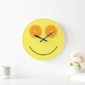 Funny Smile Face Oranje Slice Kitchen Wall Clocks Grote Klok (Huis)