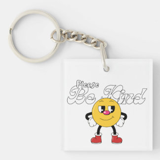 Funny Smiley Face Keychain 