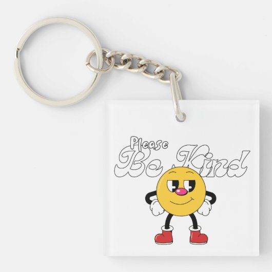 Funny Smiley Face Keychain  (voorkant)