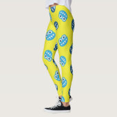 Funny Smiling Blue Bugs Leggings (Links)