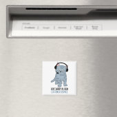Funny Smiling Cat Customer Support EPIC Sarcastic Magneet (Insitu (Vaatwasser))