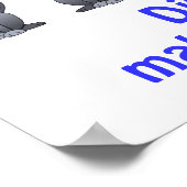 Funny Smiling Cat Diversity School Motivatie Poster (Hoek)