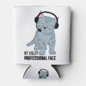 Funny Smiling Cat Professional Epic Sarcastic Blikjeskoeler (Voorkant)