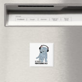 Funny Smiling Cat Professional Epic Sarcastic Magneet (Insitu (Vaatwasser))