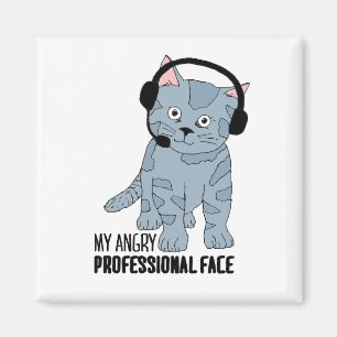 Funny Smiling Cat Professional Epic Sarcastic Magneet