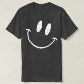 Funny Smiling Emoticon Mannen Vrouwen Happy Face S T-shirt (Design voorkant)