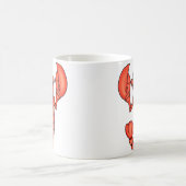 Funny Smiling Lobster Koffiemok (Center)