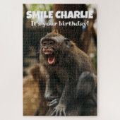 Funny Smiling Monkey Legpuzzel (Verticaal)