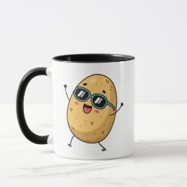 Funny Smiling Potato Mug – Cute & Silly Cartoon Co Mok