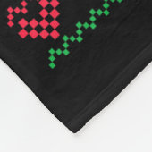 Funny Smoking Cat Meme Ugly Christmas Sweater For Fleece Deken (Hoek)