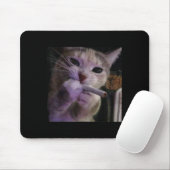 Funny Smoking Cat, Sigaret Kat Gen Z Meme, Cat Muismat (Met muis)