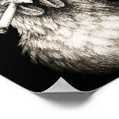 Funny Smoking Chicken Cigarette Gen Z Meme Farm An Poster (Hoek)